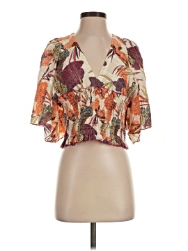 By Anthropologie Short Sleeve Blouse