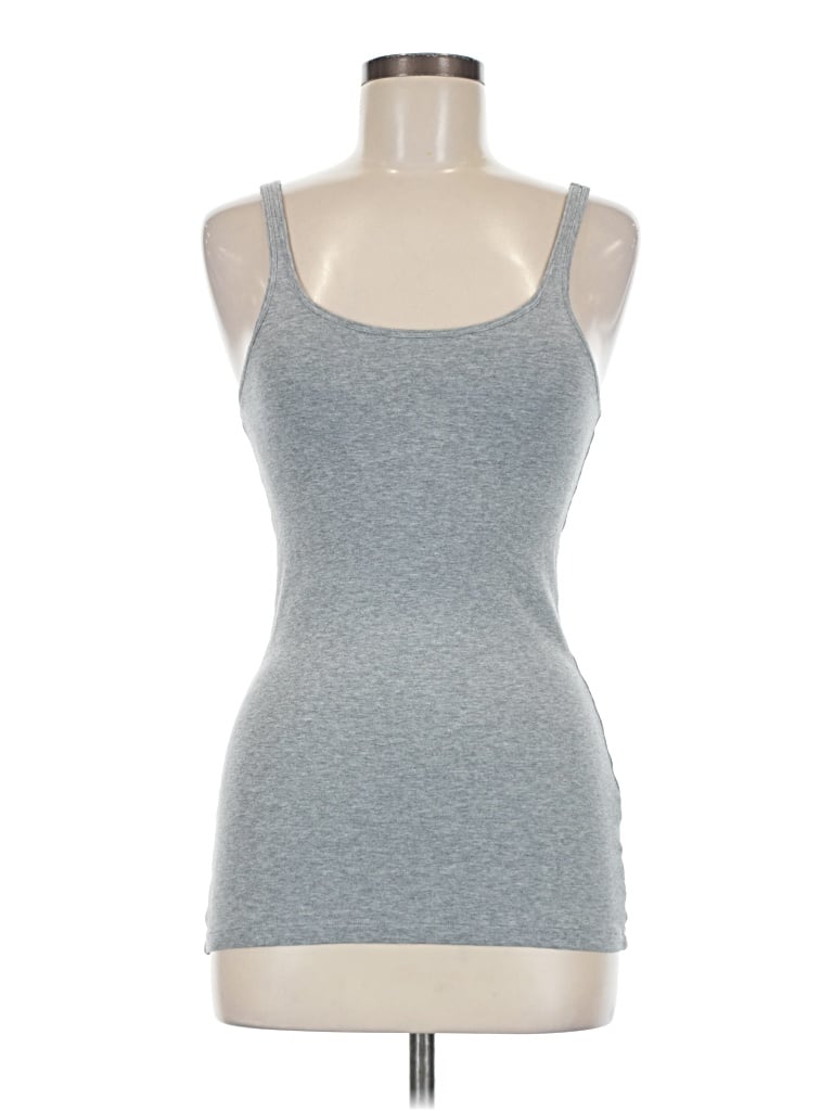 Pre-owned Old Navy Tank Top Gray Halter Neckline Tops
