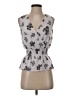Chelsea28 100% Polyester Gray Sleeveless Blouse Size XS - photo 1