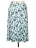 Kasper Print Blue Casual Skirt Size XL - photo 1