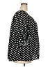 Cato 100% Rayon Polka Dots Black 3/4 Sleeve Blouse Size 26/28W - photo 4