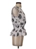 Chelsea28 100% Polyester Gray Sleeveless Blouse Size XS - photo 4