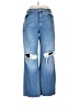 Forever 21 Color Block Blue Jeans Size 30 waist - photo 1