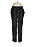 Ann Taylor LOFT 100% Viscose Polka Dots Black Casual Pants Size M - photo 1