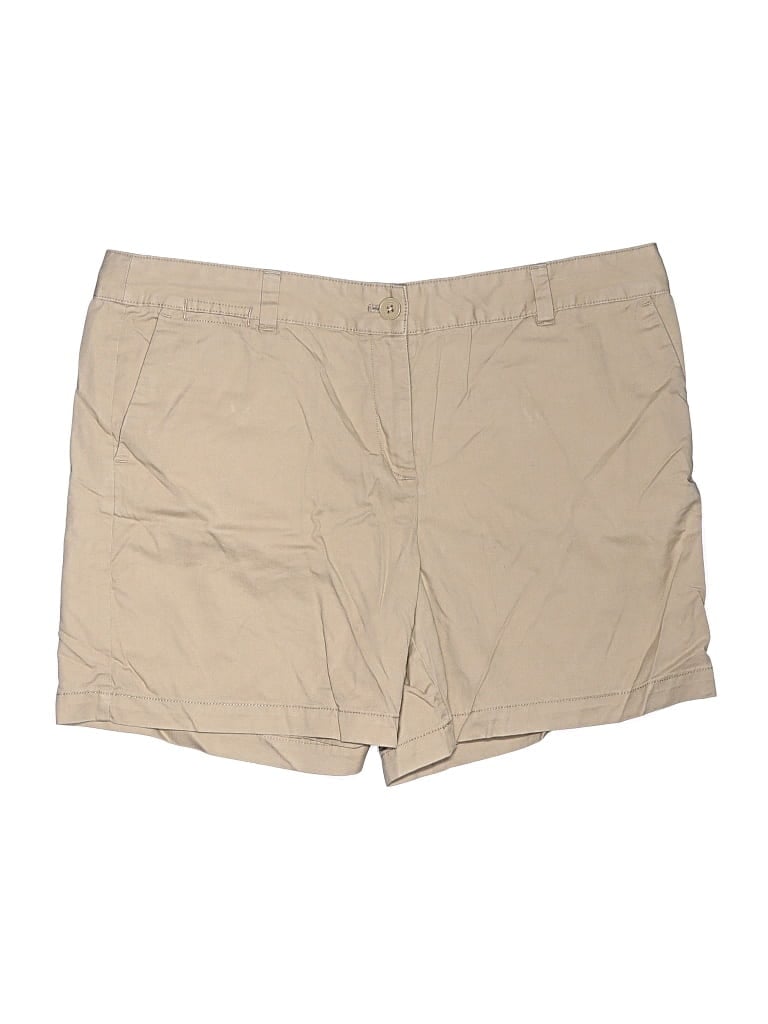 Pre-owned Ann Taylor Loft Khaki Shorts In Tan