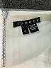 Theory Chevron-herringbone Ivory Cocktail Dress Size 2 - photo 7