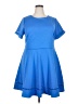 City Studio Solid Blue Casual Dress Size 20 - photo 1