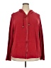 Basic Editions 100% Cotton Red Zip Up Hoodie Size 3X - photo 1