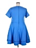 City Studio Solid Blue Casual Dress Size 20 - photo 2