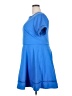 City Studio Solid Blue Casual Dress Size 20 - photo 5