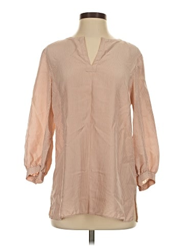 Lafayette 148 New York 3/4 Sleeve Silk Top (view 1)