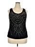 Haani Black Tank Top Size 2X - photo 1