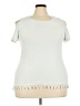 Glitz Ivory Short Sleeve Top Size 3X - photo 1