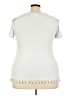 Glitz Ivory Short Sleeve Top Size 3X - photo 2