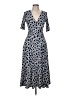 Boden Print Blue Casual Dress Size 8 - photo 1