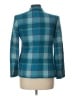 Pendleton 100% Wool Plaid Teal Wool Blazer Size 10 - photo 2