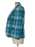 Pendleton 100% Wool Plaid Teal Wool Blazer Size 10 - photo 5