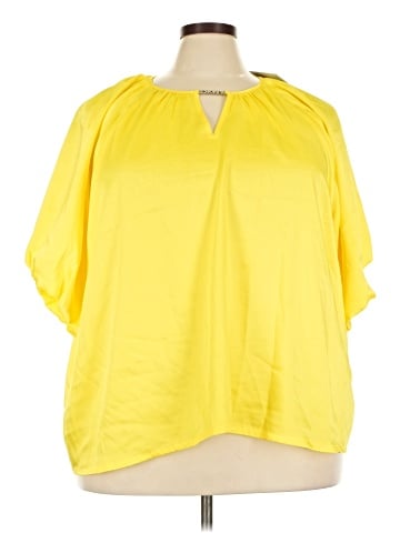 DKNY Short Sleeve Blouse (view 1)