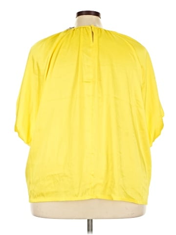 DKNY Short Sleeve Blouse (view 2)