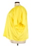 DKNY 100% Polyester Yellow Short Sleeve Blouse Size 3X - photo 5