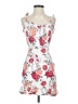 No Boundaries Floral White Cocktail Dress Size 1 - photo 1