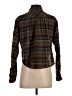 Love Notes Plaid Brown Long Sleeve Blouse Size S - photo 2