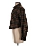 Love Notes Plaid Brown Long Sleeve Blouse Size S - photo 5