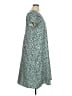 Unbranded 100% Polyester Print Green Casual Dress Size 1X - photo 4