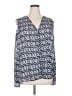 Jones New York 100% Polyester Blue Sleeveless Blouse Size 2X - photo 1