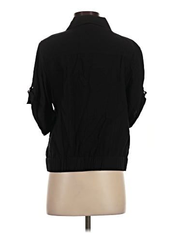 DKNY 3/4 Sleeve Button-Down Shirt (view 2)