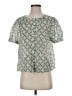Roller Rabbit 100% Cotton Green Short Sleeve Blouse Size S - photo 1