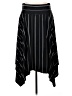 Lane Bryant Stripes Black Casual Skirt Size 14 - 16 Plus - photo 1