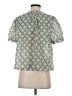 Roller Rabbit 100% Cotton Green Short Sleeve Blouse Size S - photo 2