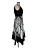 Sangria 100% Polyester Graphic Paisley Black Cocktail Dress Size 8 - photo 4