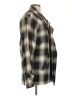 RtA Denim 100% Cotton Plaid Gray Coat Size L - photo 4