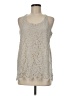 Chaser Silver Sleeveless Blouse Size M - photo 1