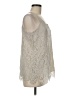 Chaser Silver Sleeveless Blouse Size M - photo 4