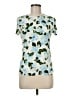L'Agence Teal Short Sleeve Top Size Med (2) - photo 1