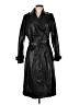 Elie Tahari 100% Polyester Black Trenchcoat Size M - photo 1