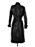 Elie Tahari 100% Polyester Black Trenchcoat Size M - photo 2