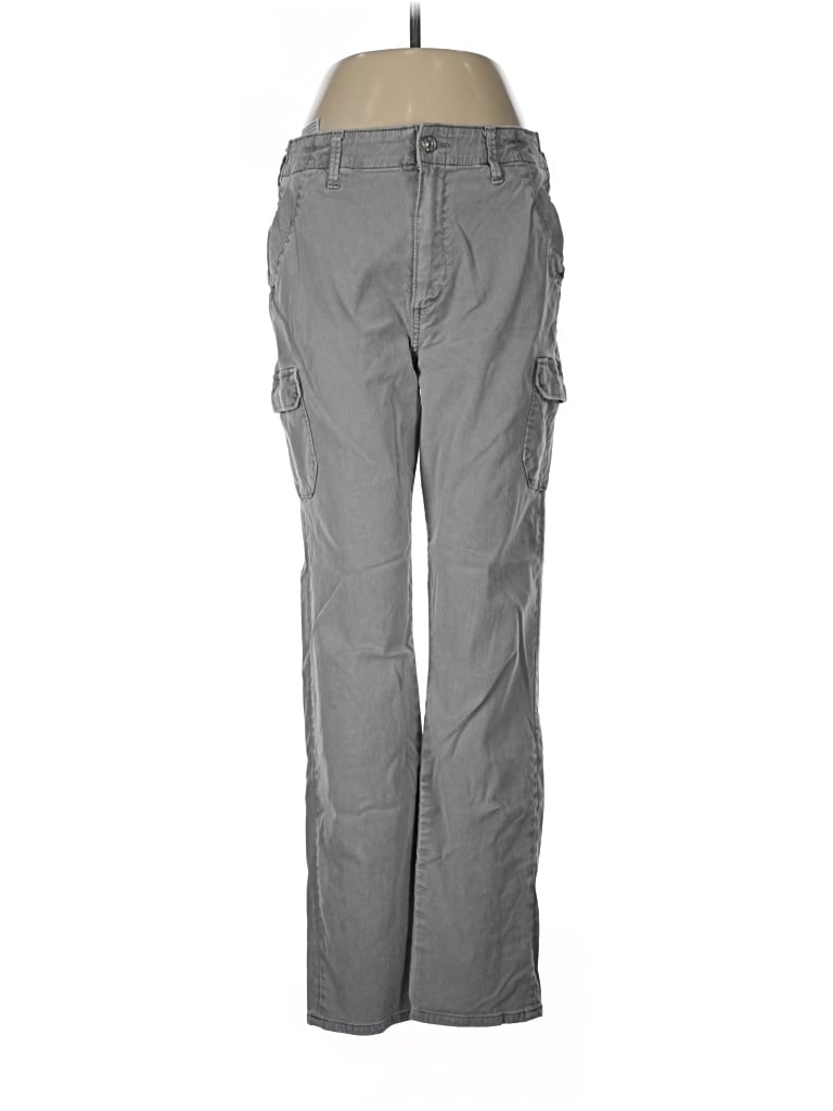 Pre-owned Paige Cargo Pants In Gray