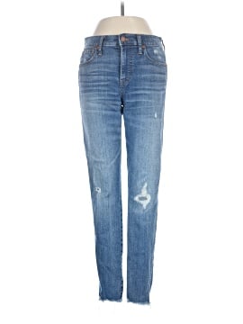 Madewell 9" High-Rise Skinny Jeans in Allegra Wash: Rip and Repair Edition (view 1)