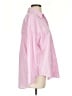 Zara Stripes Pink Long Sleeve Blouse Size S - photo 4