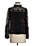 Nanette Lepore Black Long Sleeve Blouse Size 2 - photo 1