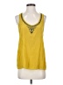 Jaloux 100% Polyester Yellow Tank Top Size S - photo 1