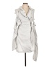 Nau 100% Polyester Gray Trenchcoat Size L - photo 1