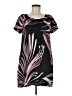 Max&Co. 100% Silk Tropical Floral Black Casual Dress Size 8 - photo 1
