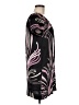 Max&Co. 100% Silk Tropical Floral Black Casual Dress Size 8 - photo 4