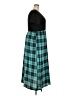 Nemidor 100% Polyester Plaid Teal Casual Dress Size 20 - photo 4