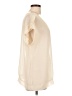 Mystree Ivory Short Sleeve Blouse Size L - photo 4